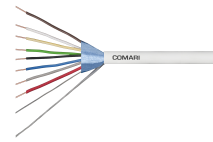 Alarmkabel 8x0,5mm Af B2ca-s1,d0,a1Halogeenvrij