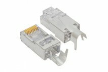 EZ-RJ45 Cat 5e/6 Connector shielded external Ground 