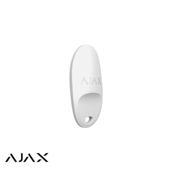 Ajax SpaceControl, wit, draadloze afstandsbediening/overval