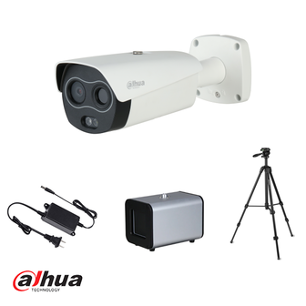 Dahua Thermische Human Temp camera + blackbody, &plusmn;0.3C detection set (incl 2x tripod, 2x connector, 1x pwr)