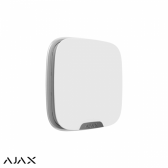 Ajax StreetSiren DoubleDeck, wit, draadloze buitensirene voor Brandplate