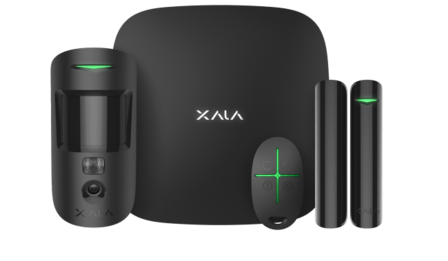 Ajax StarterKit Cam Plus zwart, Hub 2 Plus, MotionCam, DoorProtect, SpaceControl