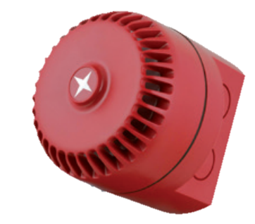 Maxi sirene multi sound rood IP65