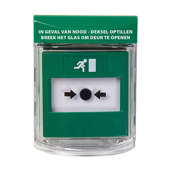STI Stopper tbv. handmelder, Groen, inbouw STI-6930-G-NL