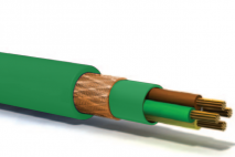Signaal Grondkabel VO-JY(st)Y 1x2x0,8mm 100mtr Groen PVC Dca-s2,d2,a3