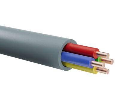 Comari Signaalkabel J-HH 4x0,8mm 100mtr Grijs  B2ca-s1a,d0,a1 Halogeenvrij