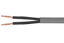 HSLH-OZ (Speakerkabel) 2x1,5mm&sup2; 200mtr Grijs Cca-s1,d1,a1 Halogeenvrij