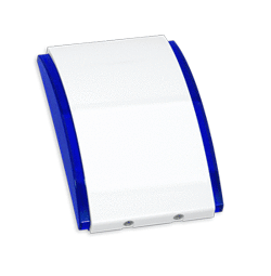 SPW-210BL binnen sirene 120dB met Blauwe omlijsting.