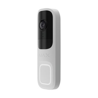 Ajax DoorBell WH, 4MP, WiFi, videodeurbel IP54