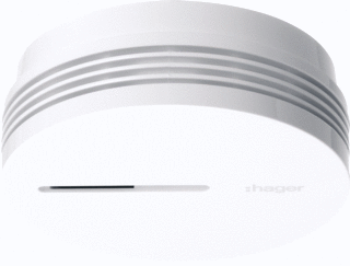 Hager Rookmelder stand-alone (10 jaar) Batterij/Accu DC Wit -10&deg;C TG600AL