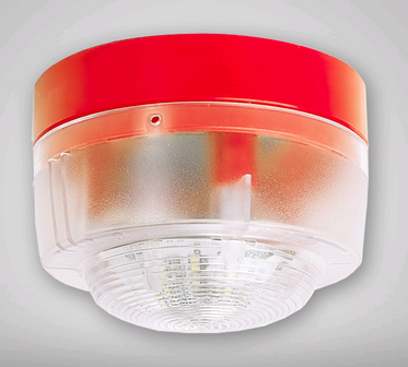 Enscape wandflitser led rood-rood 12-29Vdc 26mA, incl. base