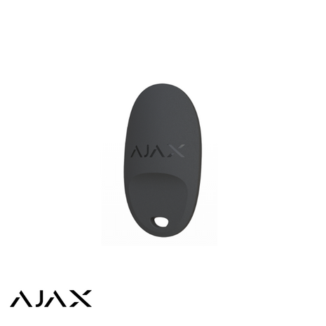 Ajax SpaceControl, zwart, draadloze afstandsbediening/overval