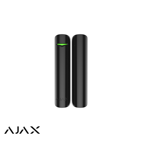 Ajax DoorProtect Plus, zwart, MC met tilt- en trilsensor