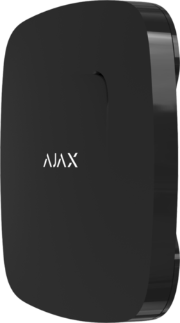 Ajax Plus, zwart, draadloze optische rookmelder met hitte- en CO2 sensor -