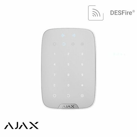 Ajax KeyPad PLUS draadloos, wit
