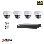 DAHUA NVR KIT: 4 KANAALS NVR INCL 1 TB HDD, 4 X DOME, 4 X 20M UTP DAHUA NVR KIT: 4 KANAALS NVR INCL 1 TB HDD, 4 X DOME, 4 X 20M UTP